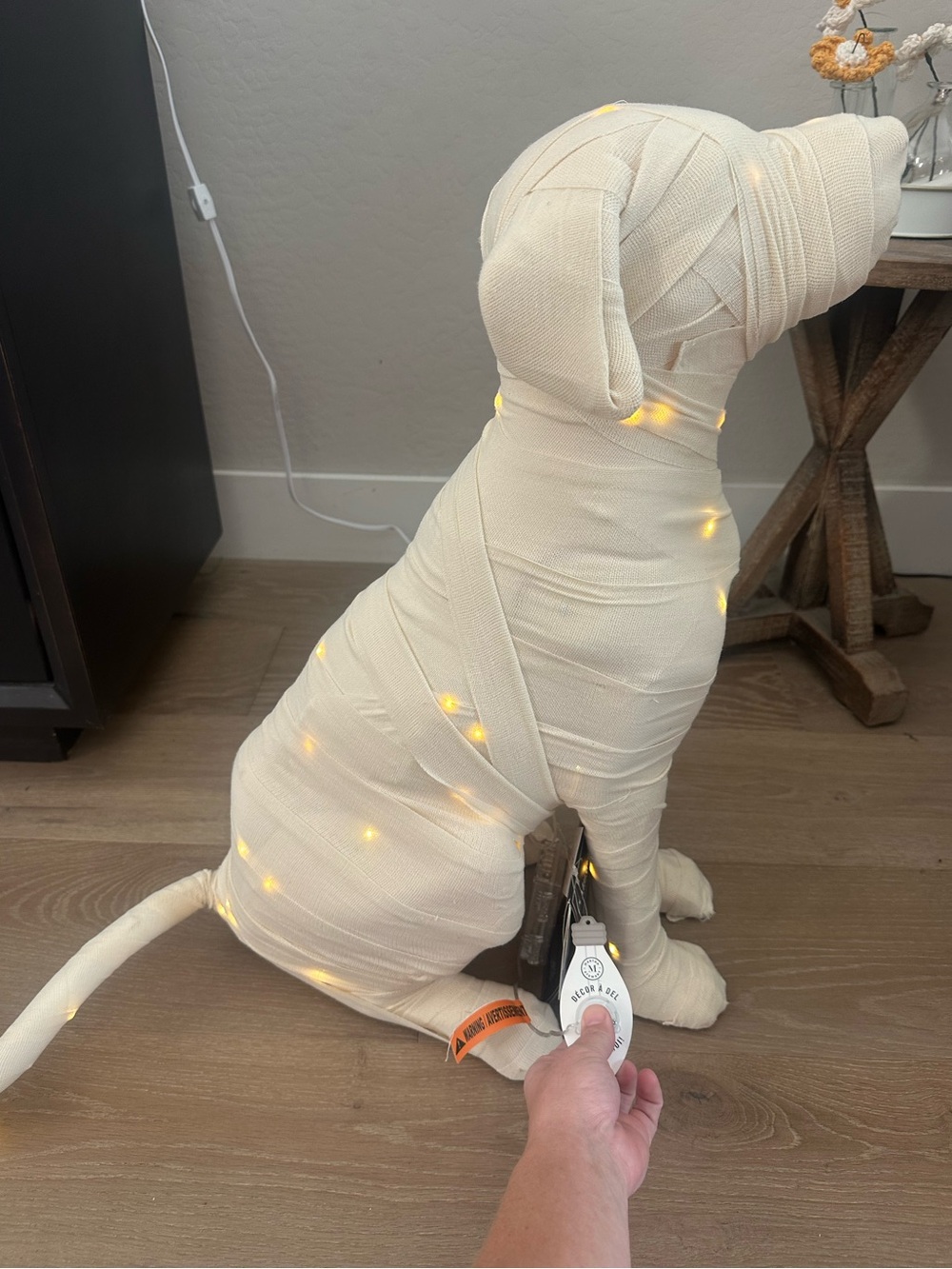 Viral HTF Martha Stewart XL LED Mummy Cat & Halloween Dog Set - Picture 12 of 13